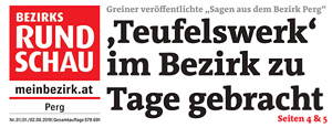 BezirksRundschau Perg: Teufelswerk im Bezirk zu Tage gebracht